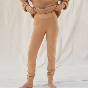 Lunya Cozy Cotton Silk Waffle Slim Pant▫️SZ M